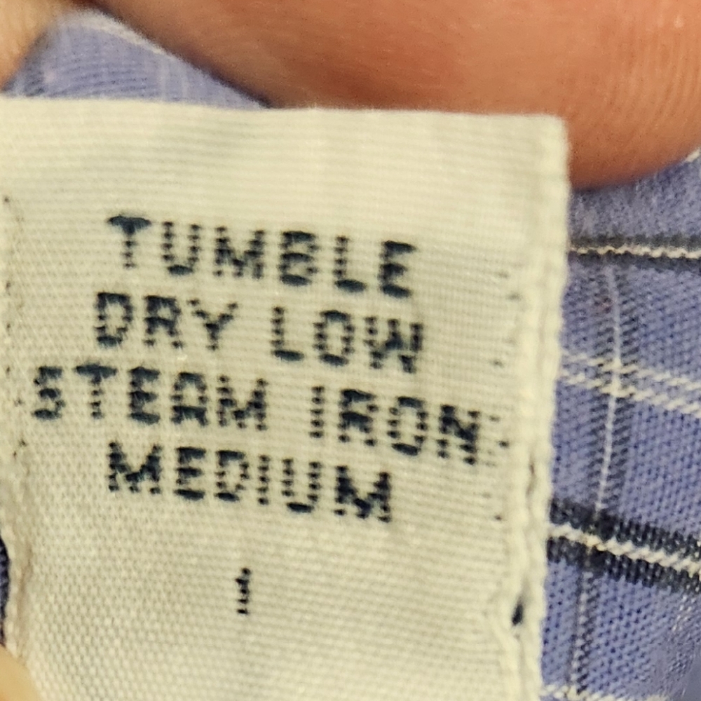 Polo Ralph Lauren Andrew Mens Long Sleeve Blue Plaid Dress Shirt 17 - Picture 7 of 8